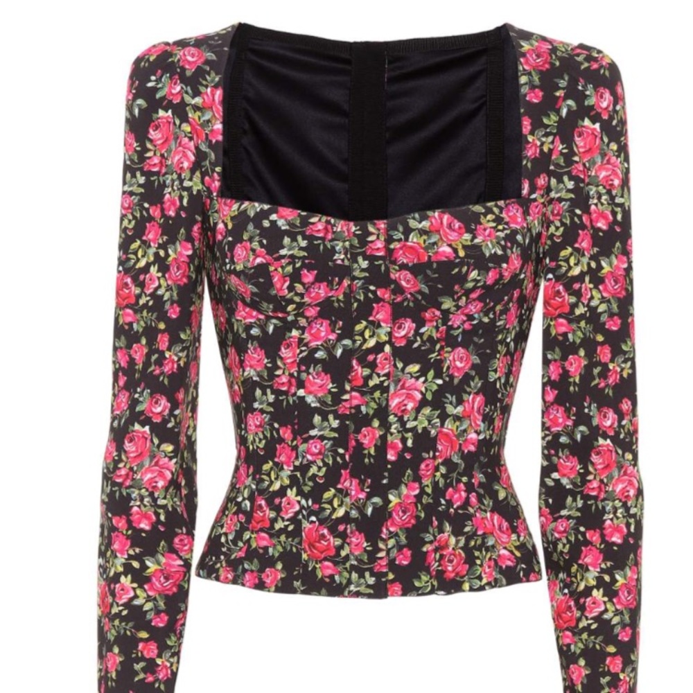 Dolce & Gabbana Floral printed top.